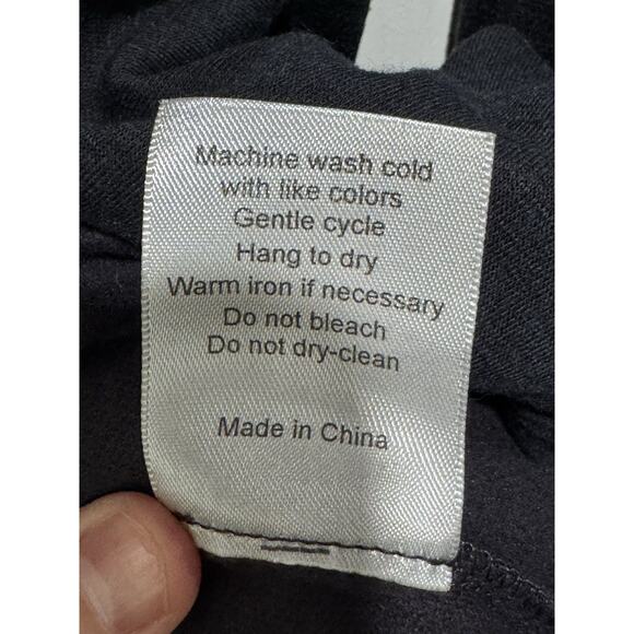 Dover Saddlery Riding Sport Equestrian Gray Wool Blend Wrap Cardigan Coatigan L - Picture 8 of 8